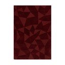 Bordo rdeča ročno tkana volnena preproga 160x230 cm Shard Red – Flair Rugs