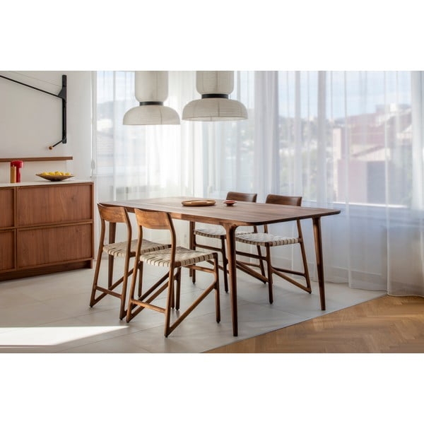 Črn/rjav jedilni stol Fawn – Gazzda-image-2