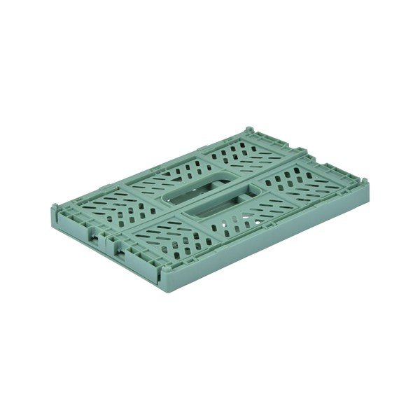 Svetlo zelena plastična škatla za shranjevanje 21x14.5x8 cm – Homéa-image-2