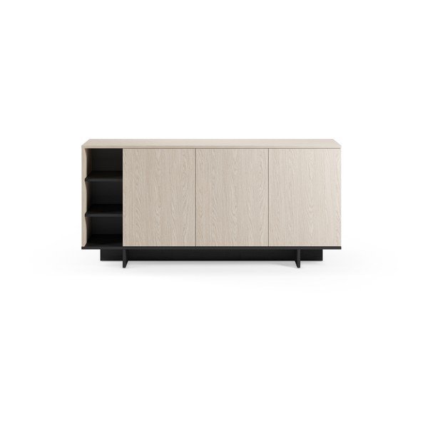 Črna omarica 170x80x40 cm Cequoia – Marckeric