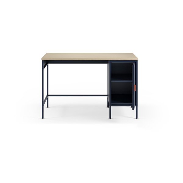 Pisalna miza z mizno ploščo v hrastovem dekorju 60x120 cm Sayla – Marckeric-image-3