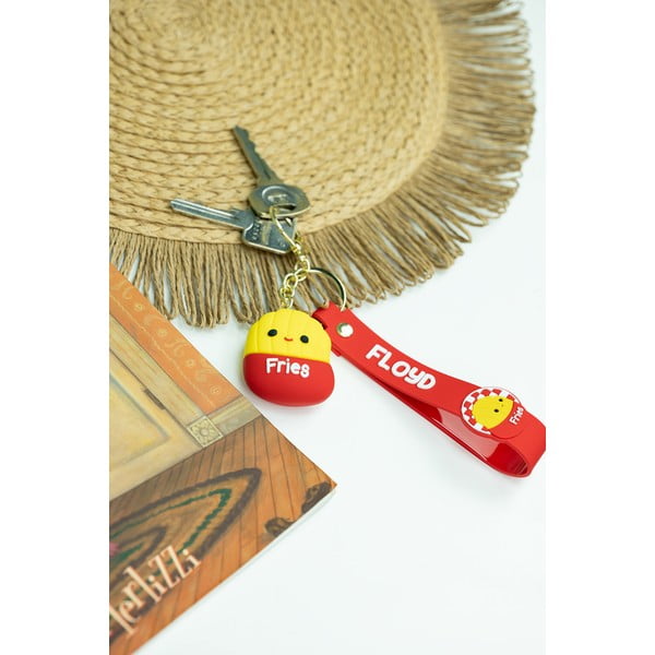 Rdeč obesek za ključe Fizz Floyd – SQUISHMALLOWS-image-1