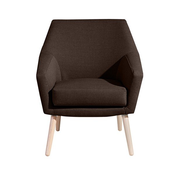 Temno rjav fotelj Max Winzer Alegro Line-image-1