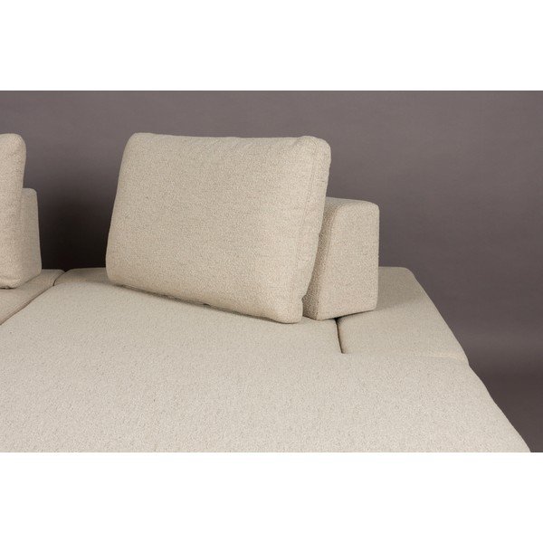 Kremno bela kotna sedežna garnitura (desni kot) Shelly – Dutchbone-image-4