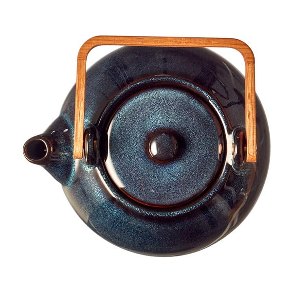 Temno moder keramičen čajnik s cedilom 1,2 l Gastro Blue – Bitz-image-4