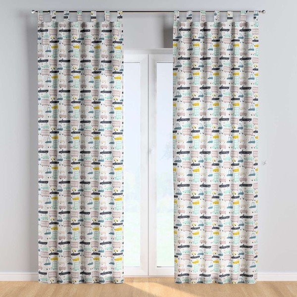 Otroška zavesa 260x130 cm Magic Collection - Yellow Tipi-image-1