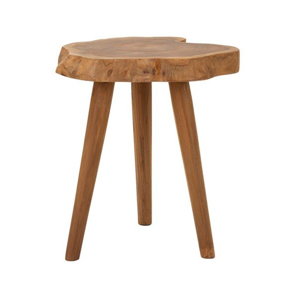 Stolček iz masivnega tika v naravni barvi Budut – Mauro Ferretti