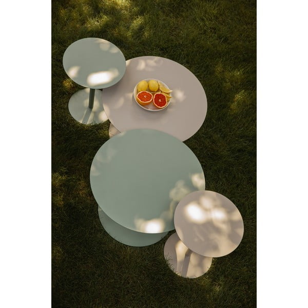 Jeklena okrogla stranska mizica ø 35 cm Snow – Zuiver-image-1