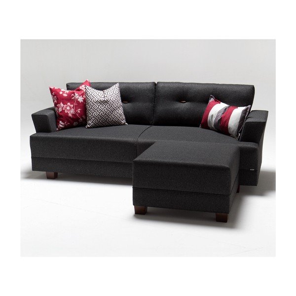 Siva zofa levi kot Balcab Home Ingrid-image-3