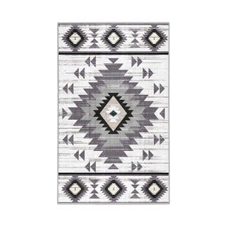 Svetlo siva pralna preproga 160x230 cm Ethnic Geo – Mila Home