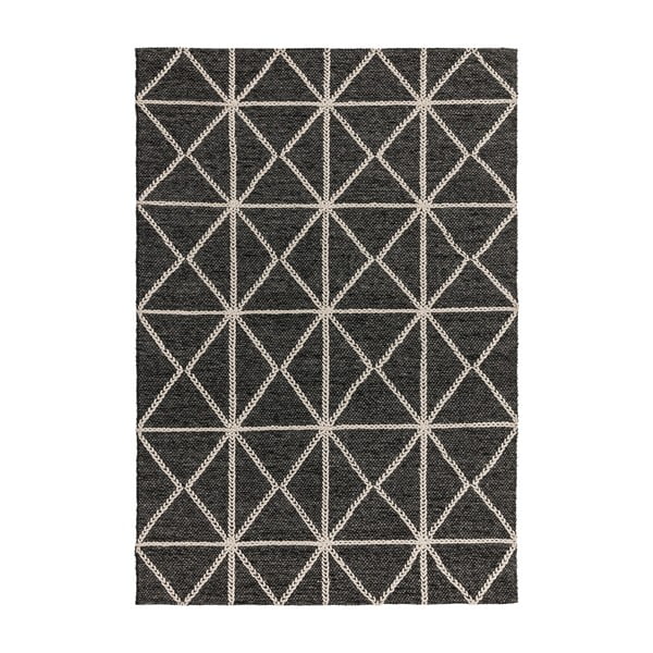 Črno-bež preproga Asiatic Carpets Prism, 120 x 170 cm