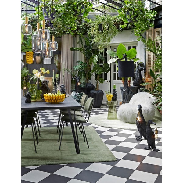 Steklena okrogla stranska mizica ø 30 cm Dakwa – Light & Living-image-1