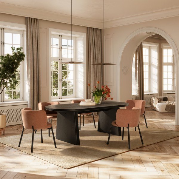 Breskovi oblazinjeni jedilni stoli v kompletu 2 ks Ginny – MOME-image-1