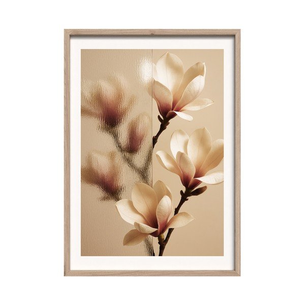 Tiskana slika z okvirjem 50x70 cm Soft Magnolia – Styler