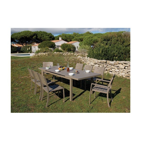 Aluminijasta vrtna miza 100x180 cm Calypso – Ezeis-image-3
