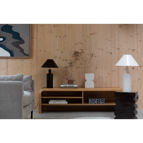 TV omarica v hrastovem dekorju v naravni barvi 160x45x40 cm Brave – Zuiver-image-1