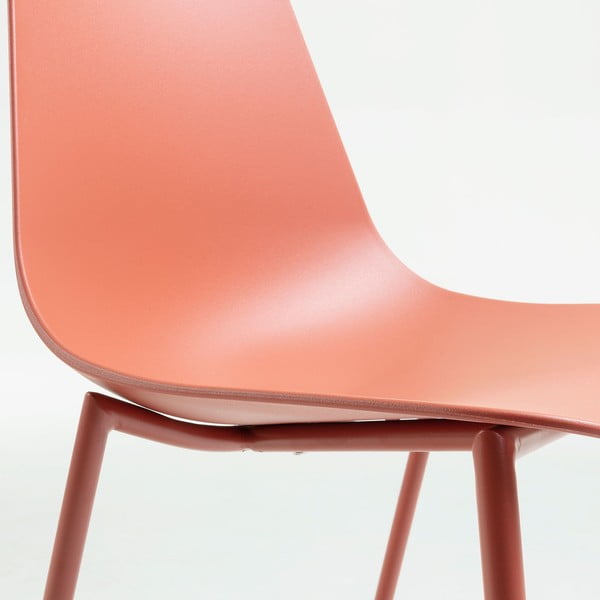 Temno oranžnen jedilni stol Kave Home Wassu-image-1