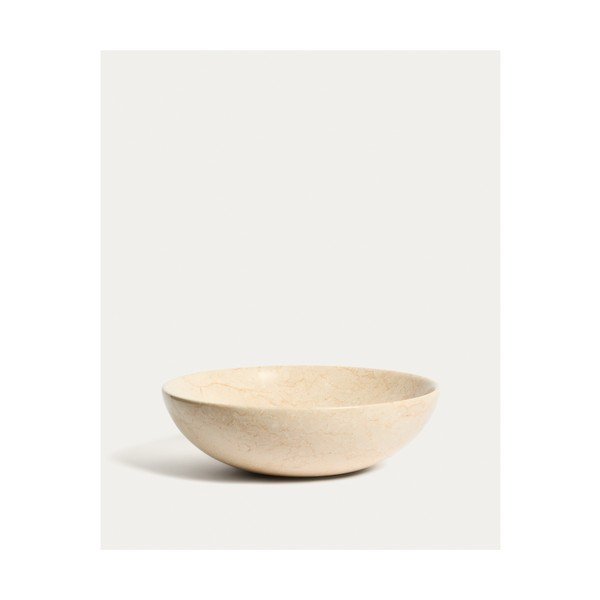 Bež kamnit okrogel umivalnik ø 40 cm Darnen – Kave Home