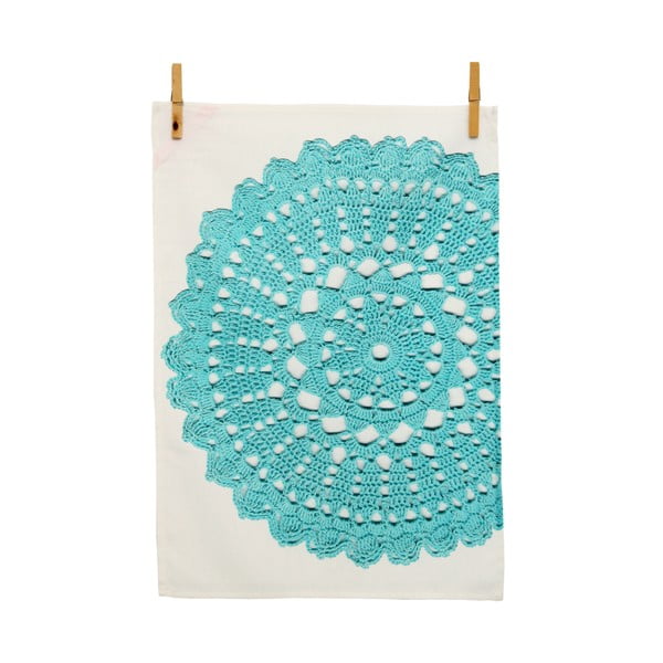 Komplet dveh bombažnih brisač za čaj Happy Friday Doily, 70 x 50 cm-image-1