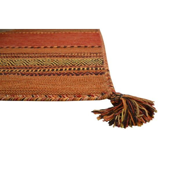 Oranžna bombažna preproga Webtappeti Antique Kilim, 60 x 200 cm-image-2
