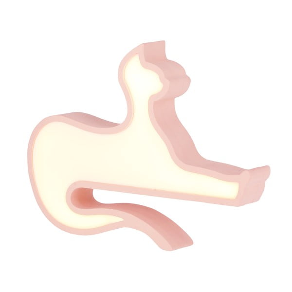 Rožnata otroška namizna svetilka Cat – Candellux Lighting-image-1