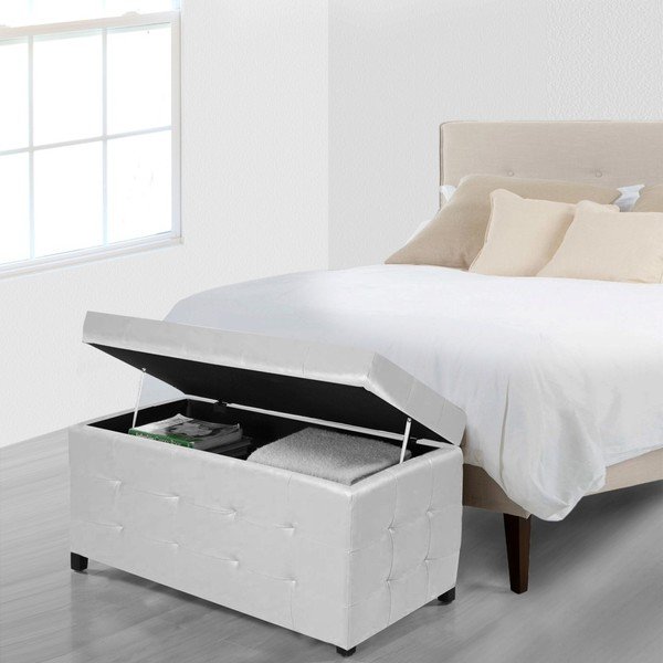 Beli stolček s shranjevanjem Evergreen House Multi, 84 x 49 cm-image-2