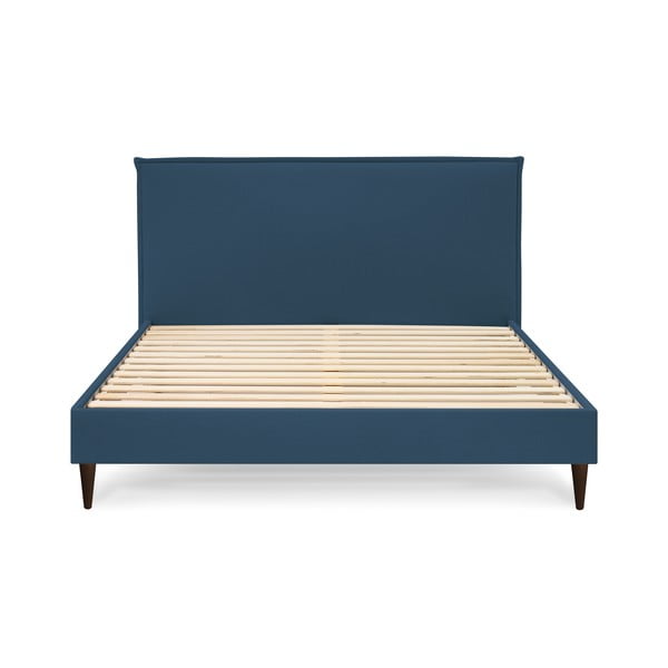 Modra zakonska postelja Bobochic Paris Sary Dark, 180 x 200 cm-image-3