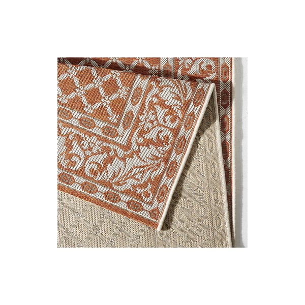 Oranžno-krem zunanja preproga NORTHRUGS Royal, 160 x 230 cm-image-3