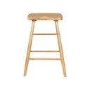 Barsko stol iz masivnega hrasta v naravni barvi (višina sedeža 65,5 cm) Vander – White Label