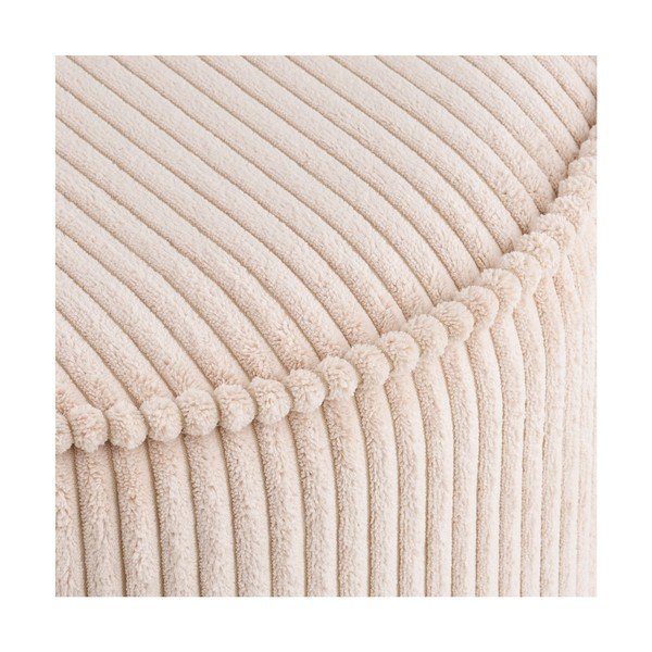 Bež tabure iz rebrastega žameta Taupo – House Nordic-image-3