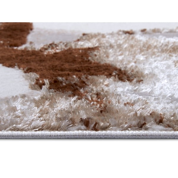 Rjava preproga 67x120 cm Shine Floral – Hanse Home-image-2