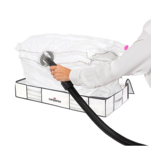 Vakuumske tekstilne in plastične škatle za pod posteljo v kompletu 2 ks 105x45x15,5 cm Life – Compactor-image-4