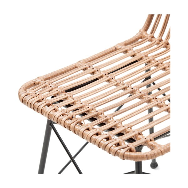 Komplet 2 vrtnih stolov iz ratana Bonami Essentials Gabriela-image-4