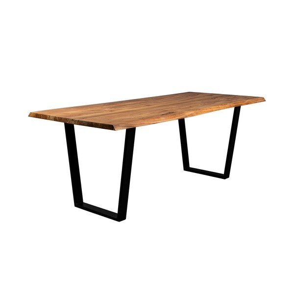 Jedilna miza z mizno ploščo iz akacije 90x220 cm Aka – Dutchbone-image-2