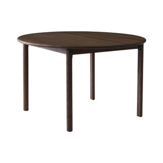 Okrogla raztegljiva jedilna miza z dodatno ploščo iz masivnega hrasta ø 120 cm Noor – Hammel Furniture