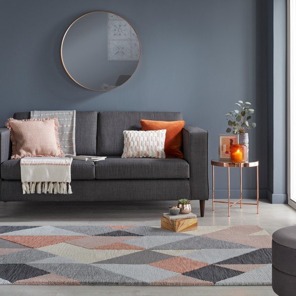 Sivo-roza preproga Flair Rugs Icon, 160 x 230 cm-image-4