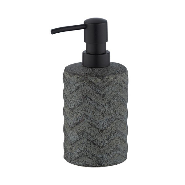 Ročno poslikan dozirnik za milo v sivi barvi Wenko Mantua, 360 ml