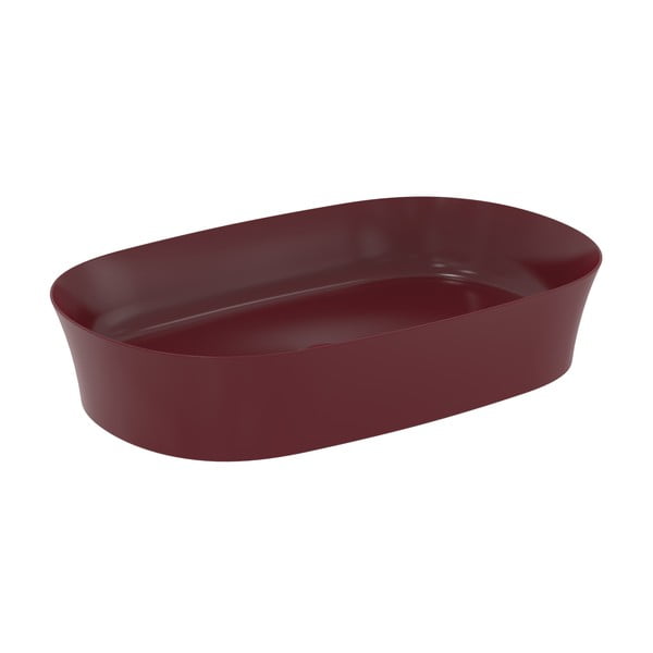 Bordo rdeč keramičen umivalnik 60x38 cm Ipalyss – Ideal Standard