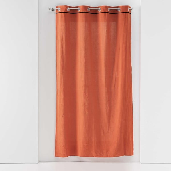 Opečnato oranžna zavesa 135x240 cm Linette – douceur d'intérieur