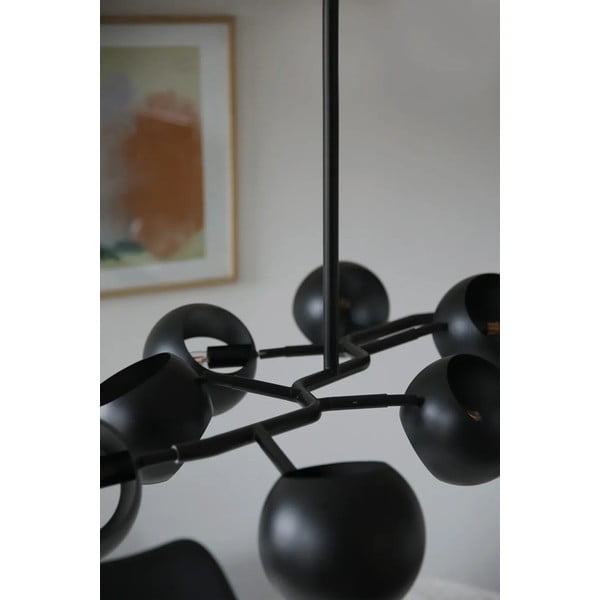 Črna viseča svetilka s kovinskim senčilom Edgar – Markslöjd-image-3