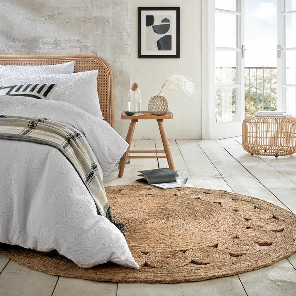 Preproga iz jute Flair Rugs Arya, ø 150 cm-image-1