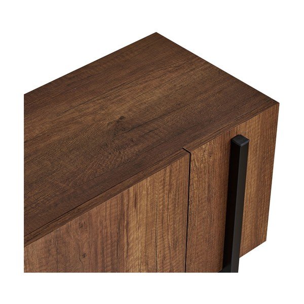 TV omarica v orehovem dekorju v temni naravni barvi 180x45x30 cm Nexus – Kalune Design-image-4