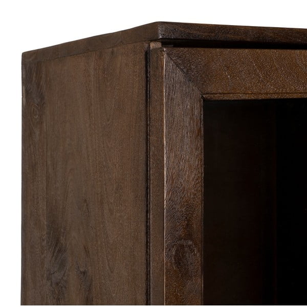 Rjava vitrina iz masivnega manga 40x180x40 cm Ravi – Ixia-image-3