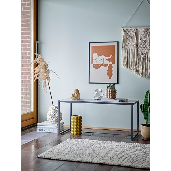 Kremno bela lončena ročno izdelana vaza Spikey – Bloomingville-image-4