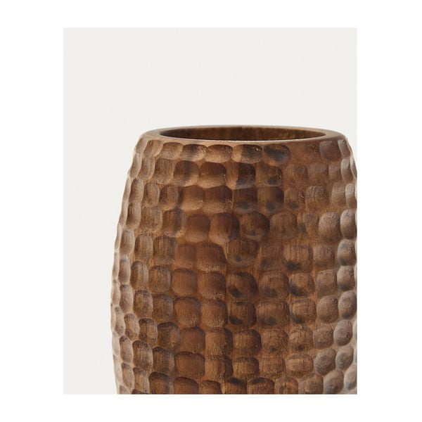 Rjav lesen lonček za zobne ščetke Fraz – Kave Home-image-4