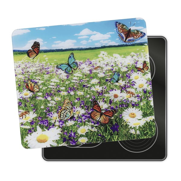 Stenska zaščitna plošča za štedilnik iz kaljenega stekla 50x56 cm – Maximex-image-2