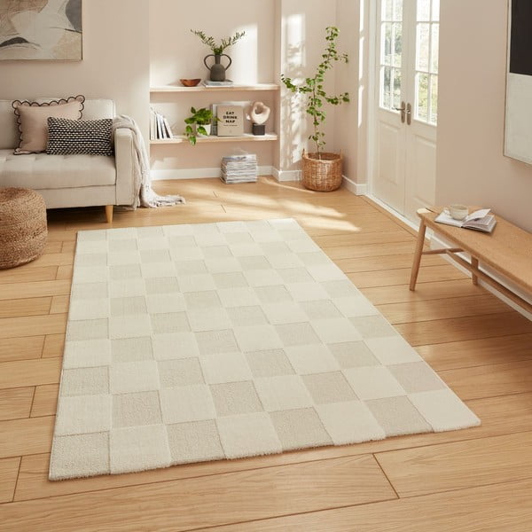 Kremno bela preproga 120x170 cm Elio Cream – Think Rugs-image-1