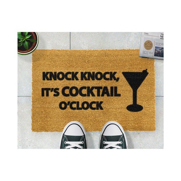 Rogoznica iz naravnega kokosovega vlakna Artsy Doormats Cocktail, 40 x 60 cm-image-2