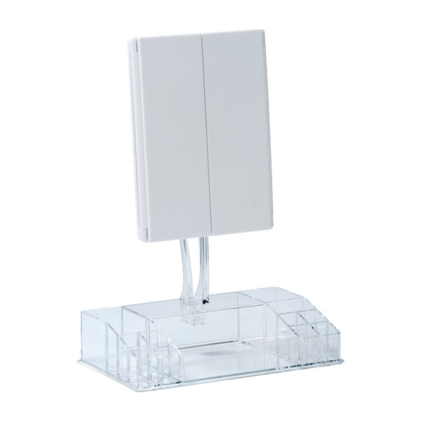 Kozmetično ogledalo z lučjo/povečevalno (3x) 34,5x39 cm Fanano – Wenko-image-1