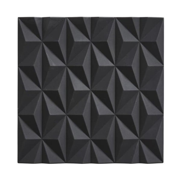 Črna silikonska podloga za vroče lonce Zone Origami Beak